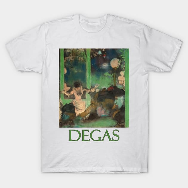 At the Cafe des Ambassadeurs by Edgar Degas T-Shirt by Naves